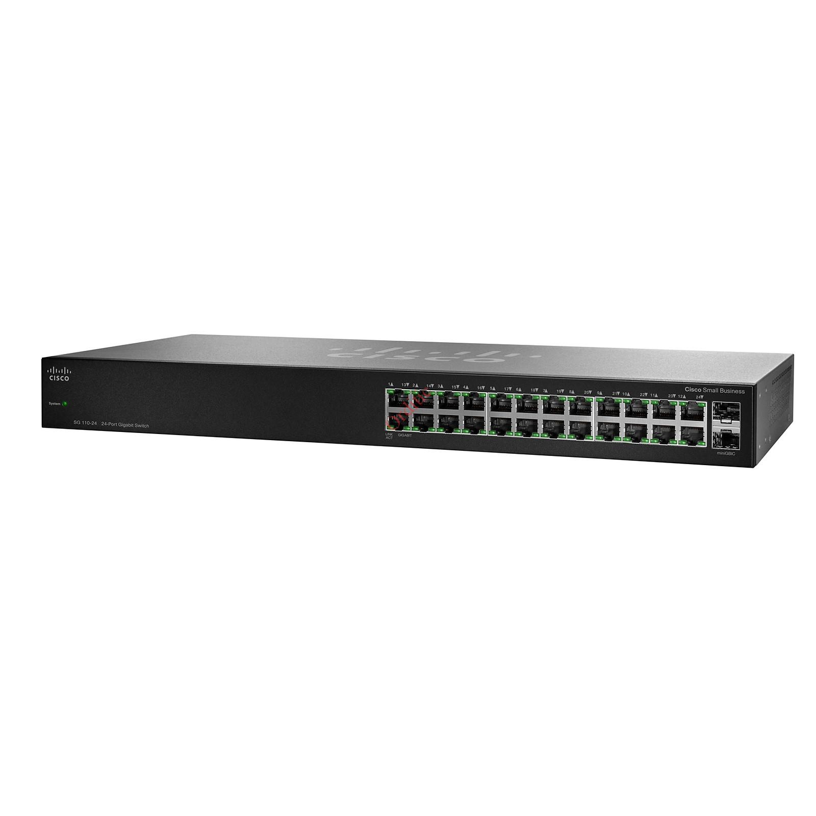 Cisco Small Business SG110-24 - commutateur - 24 ports - non géré - Montable sur rack