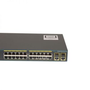 Cisco Catalyst 2960 PLUS 24 10/100 + 2T/SFP Lan Base - WS-C2960+24TC-S SWITCH 24 PORTS 10/100 + 2 PORTS GIGABIT DOUBLE CONNECTIQUE SFP ET ETHERNET 10/100 MBPS