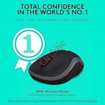 Souris Sans Fil Logitech - M185 - Noir – Image 3