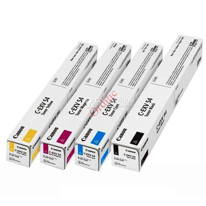 Canon Ensemble De Toner Canon CEXV-54 - CEXV54 - Noir - Rouge - Bleu - Jaune