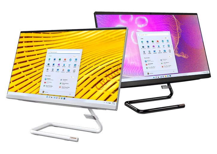 Ordinateur bureau All In One Lenovo 24 A340 Core i3 4GB 1TB HDD écran 24 pouces – Image 2