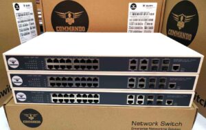 SWITCH COMMANDO MANAGEABLE C2000 16 ports Gigabyte + POE 290 w
