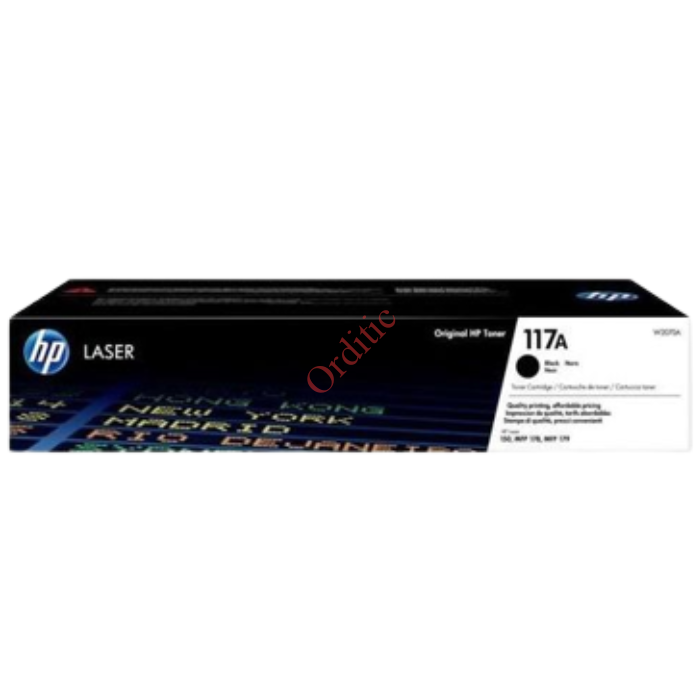 Cartouche HP Toner – Originale 117A noir