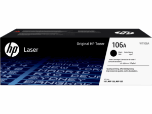 Cartouche de toner laser authentique HP 106A, noir (W1106A)