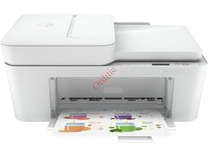 IMPRILANTE Hp jet Printer 4120 Wifi - Impression - Photocopie - Scanner - Blanc