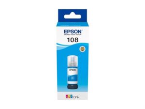 Epson EcoTank 108 - 70 ml - cyan - original - recharge d'encre - pour Epson L18050