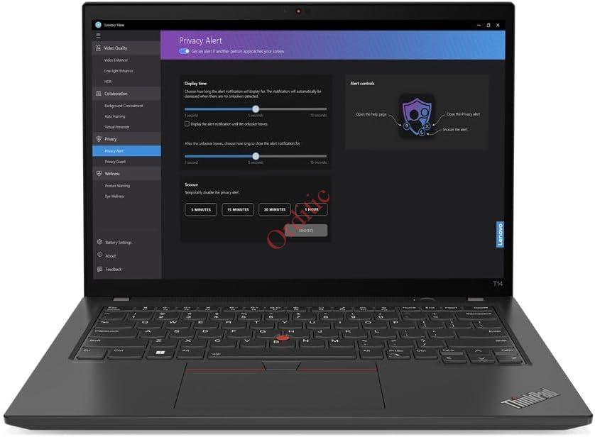 Lenovo ThinkPad T14s Gen 4 (21F6003WFR) Intel Core i7-1355U 16 Go SSD 1To 14" LED Full HD+ Wi-Fi 6E/Bluetooth Webcam Windows 11 Professionnel