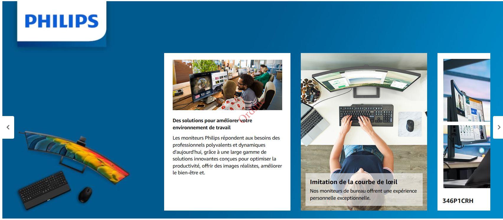 ECRAN PHILIPS 34" INCURVE , GAMING, DISPLAY 346P1CRH – Image 5