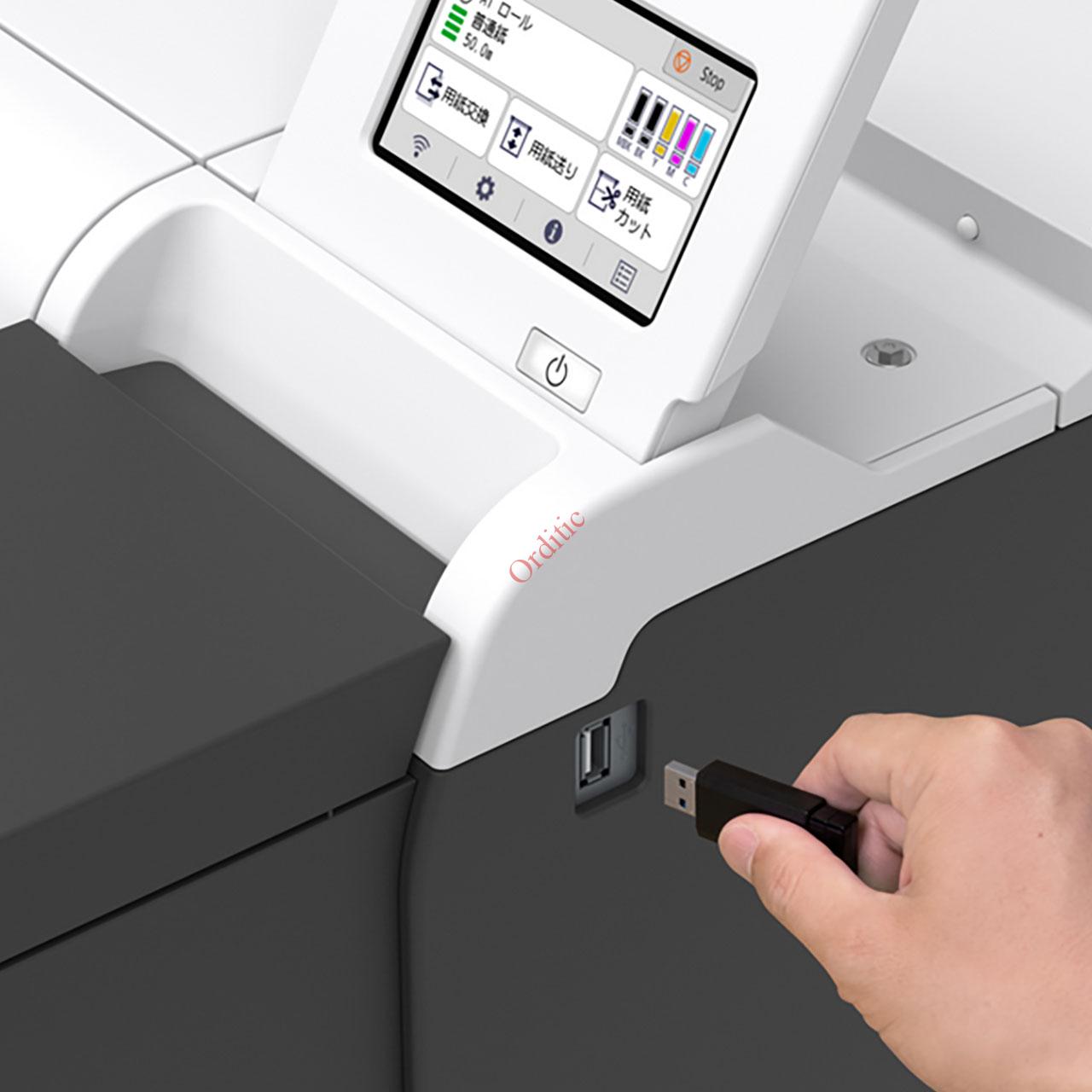 IMPRIMANTE Traceur CANON PROGRAPH DesignJet TM-350 36 pouces Grand Format SANS FILS pour conception architecturale, l'ingénierie... – Image 3