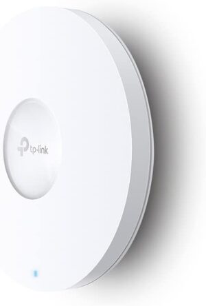 TP-Link Omada EAP650 Point d'accès WiFi 6 AX3000 planfonier, 1 port Ethernet Gigabit support PoE+, Itinérance transparente, Omada Mesh