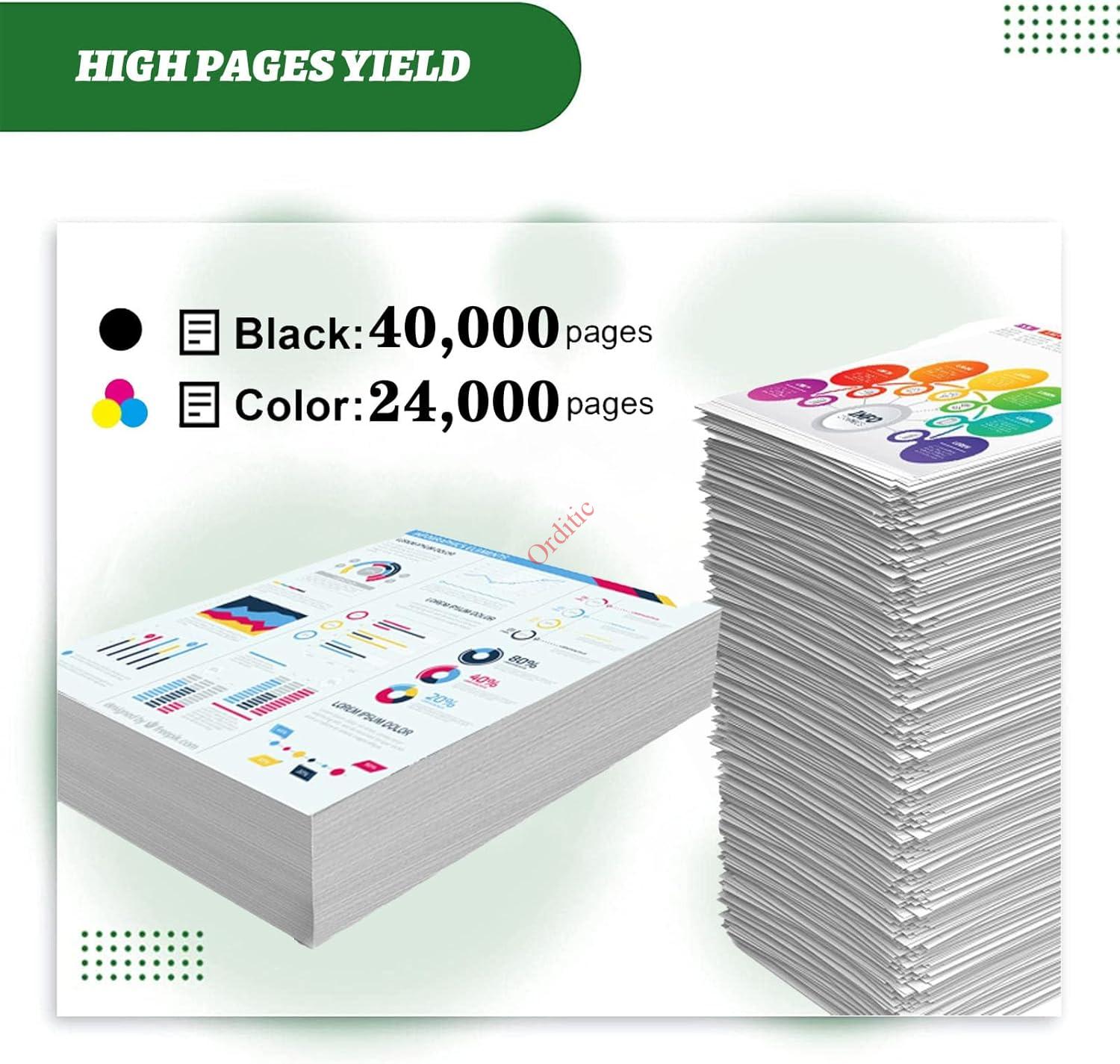 Cartouche De Toner SHARP MX-61GT-MA MX-61GT-BA MX-61GT-YA MX-61GT-CA Compatible avec Les Imprimantes pour Sharp MX-2651 MX-3051 MX-3061 MX-3071 MX-3551 MX-3 4color – Image 3