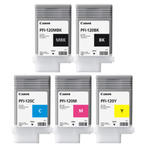 Cartouche PFI-120MBK Cartouche PFI-120BK Cartouche PFI-120C Cartouche PFI-120M Cartouche PFI-120Y