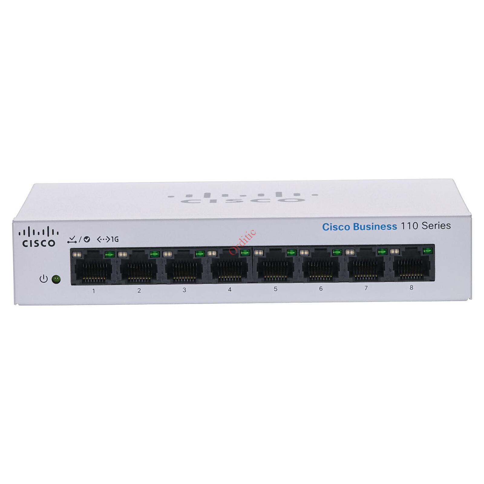 Switch Cisco Business CBS110-8T-D 8 Ports Gigabit Non Manageable