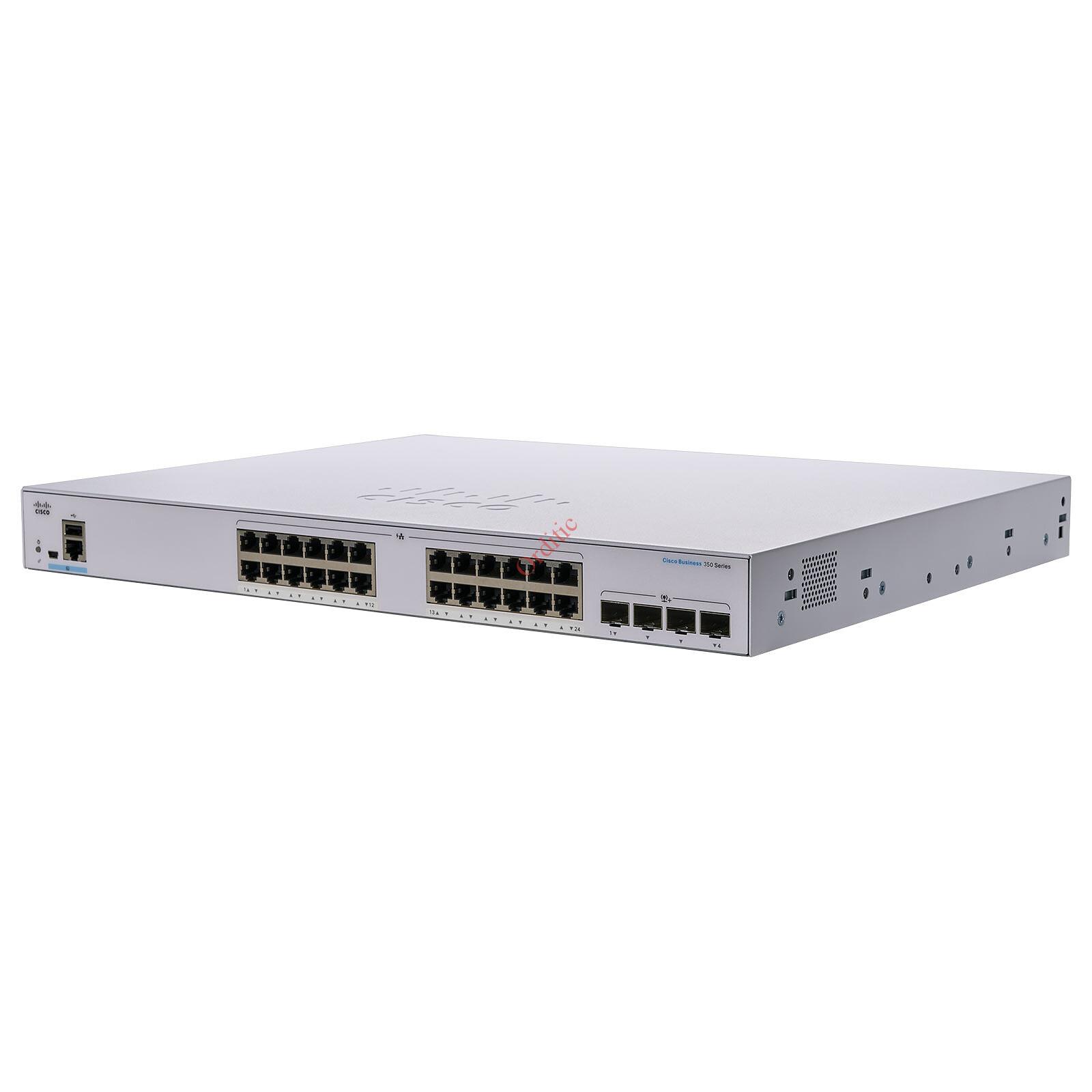 Cisco Switch Cisco Manageable CBS350-24P-4G 24 Port Gigabit PoE+ , 4x1G SFP