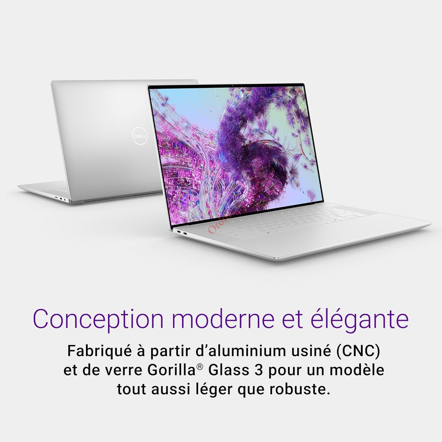 Ordinateur Portable Dell XPS 16 9640 16.3" écran FHD+ InfinityEdge - Processeur Intel Core Ultra 7, Graphique NVIDIA GeForce RTX 4050, RAM 16Go, SSD 1To, Windows 11, Clavier rétroéclairé – Image 5