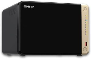QNAP TS-664 NAS Tower Ethernet LAN Noir N5095