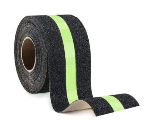 Ruban adhésif antidérapant givré de 5 m, ruban adhésif lumineux à haute viscosité pour la sécurité d'urgence des escaliers