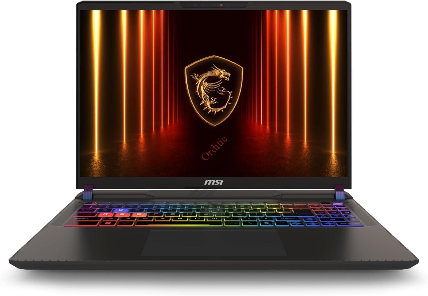 PC portable Gaming MSI vector 16 HX AI A2XWIG-015FR 16" QHD+240 Hz intel core ultra 9, 64GO RAM 1TO SSD Nvidia GeForce RTX 5080 12Go – Image 4
