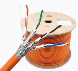 SFTP Cat7 Câble 305m Bobine de câble de communication en cuivre plein