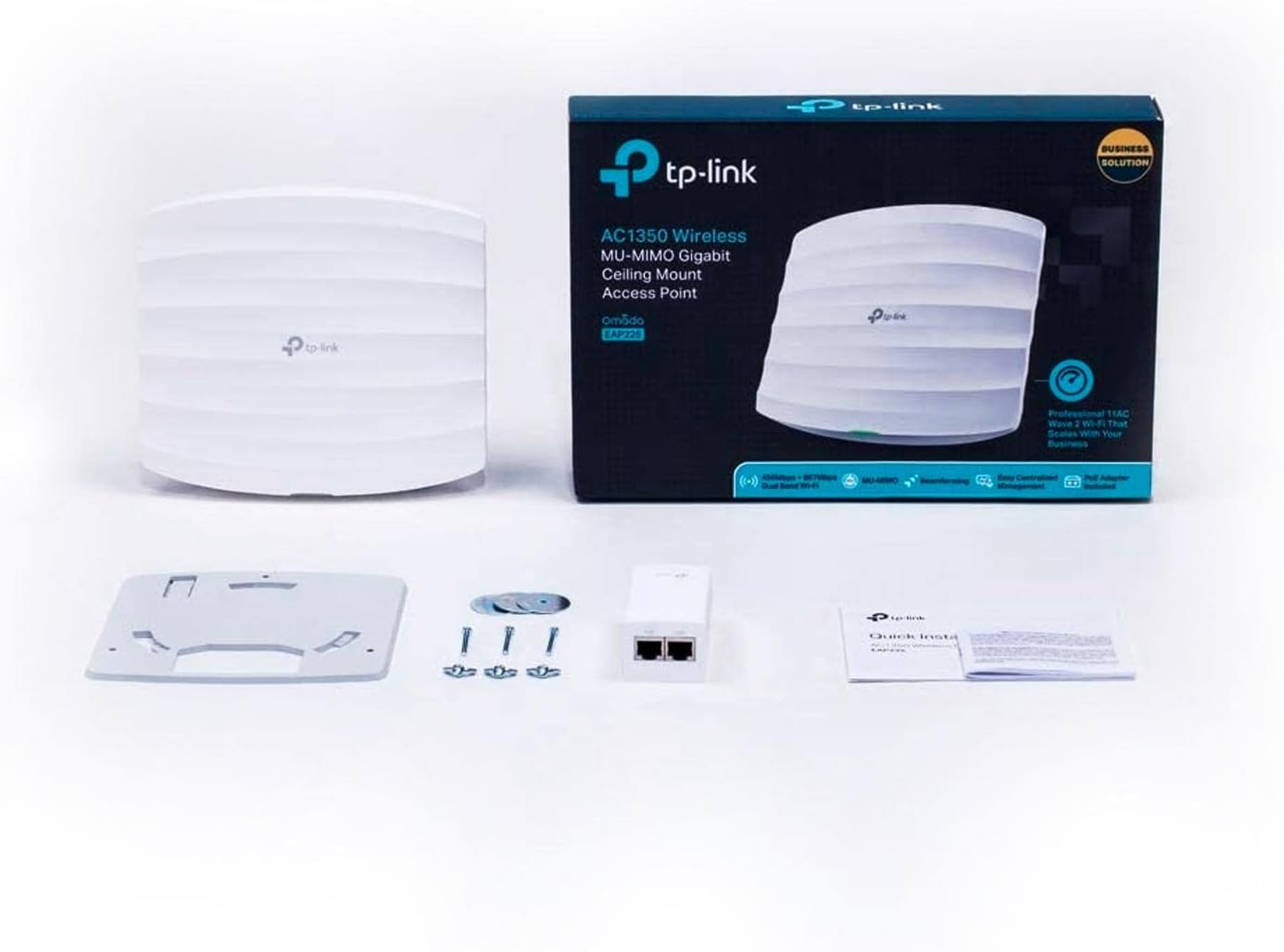 TP-Link Omada EAP225 Point d'accès WiFi 5 AC1350 planfonier – Image 2