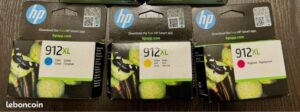 Hp 912XL couleur Cartouche D'encre Noire Authentique
