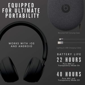 Casque sans fil Beats Solo Pro avec réduction de bruit active 22 heures d'autonomie
