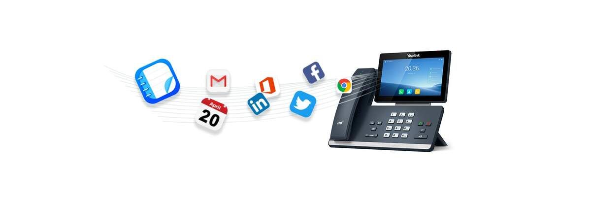Yealink SIP-T58W téléphone fixe Gris LCD Wifi