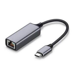 Adaptateur USB TYPE-C vers Ethernet RJ45 (10/100/1000 Mbps)