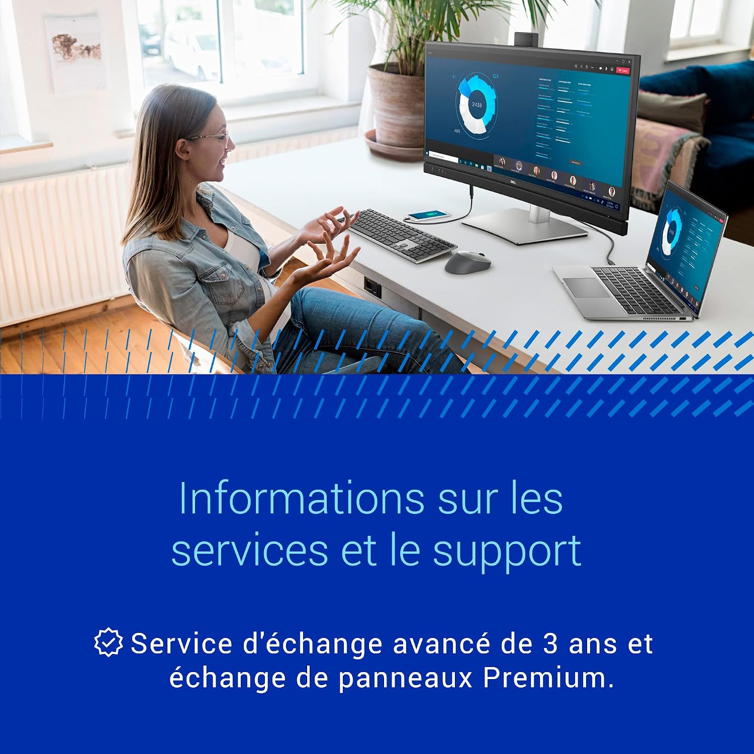 Écran de gaming incurvé Dell 34 - S3422DWG