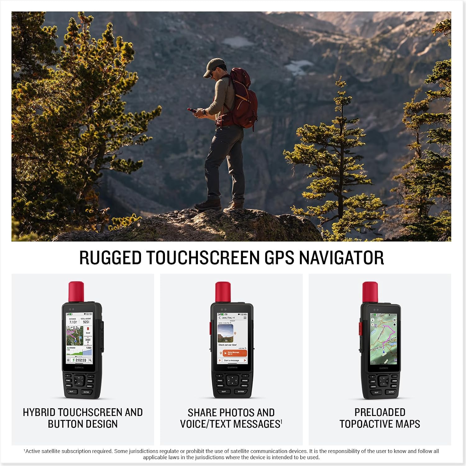 GPS portable GPSMAP H1i inReach Plus