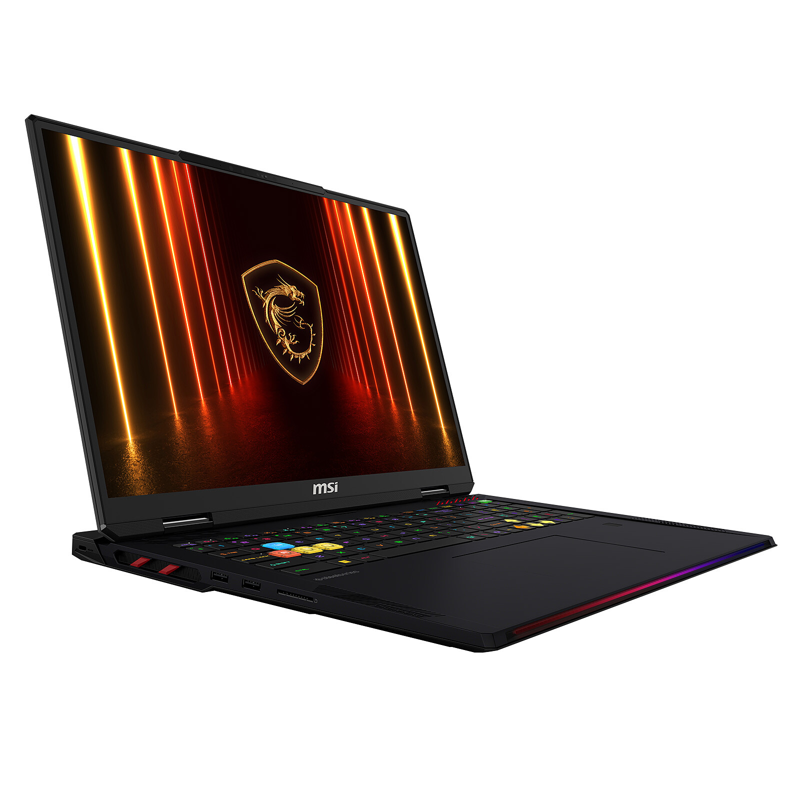 MSI Raider 18 HX AI A2XWJG-602FR Intel Core Ultra 9 285HX 64 Go SSD 4 To 18" LED Ultra HD+ 120 Hz NVIDIA GeForce RTX 5090 24 Go DLSS 4 Wi-Fi 7/Bluetooth Webcam Windows 11 Pro – Image 3
