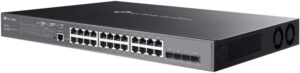 TP-Link TL-SG3428MP – Switch administrable L2+ JetStream PoE+ 24 ports Gigabit PoE+ + 4 ports SFP, budget 384 W