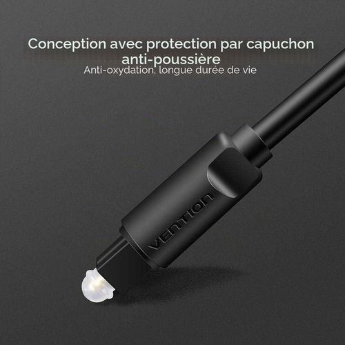 Câble Audio Optique Numerique Pour Home Cinema 2m QUALITE supérieur